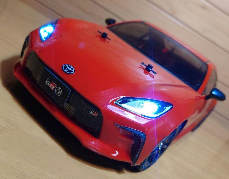 Load image into Gallery viewer, Used Tamiya 1/10 Toyota GR86 TT-02 Assembled Full Set with Sanwa MX-6 Unused