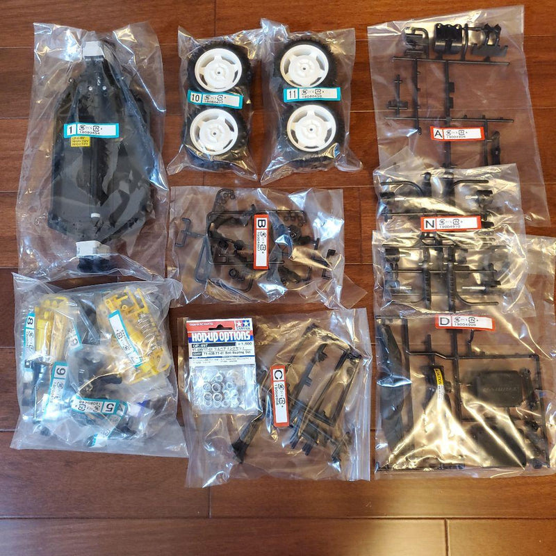 Load image into Gallery viewer, Used Tamiya 1/10 First Try RC Kit TT-02 Semi-Assembled with Futaba 3PV Radio