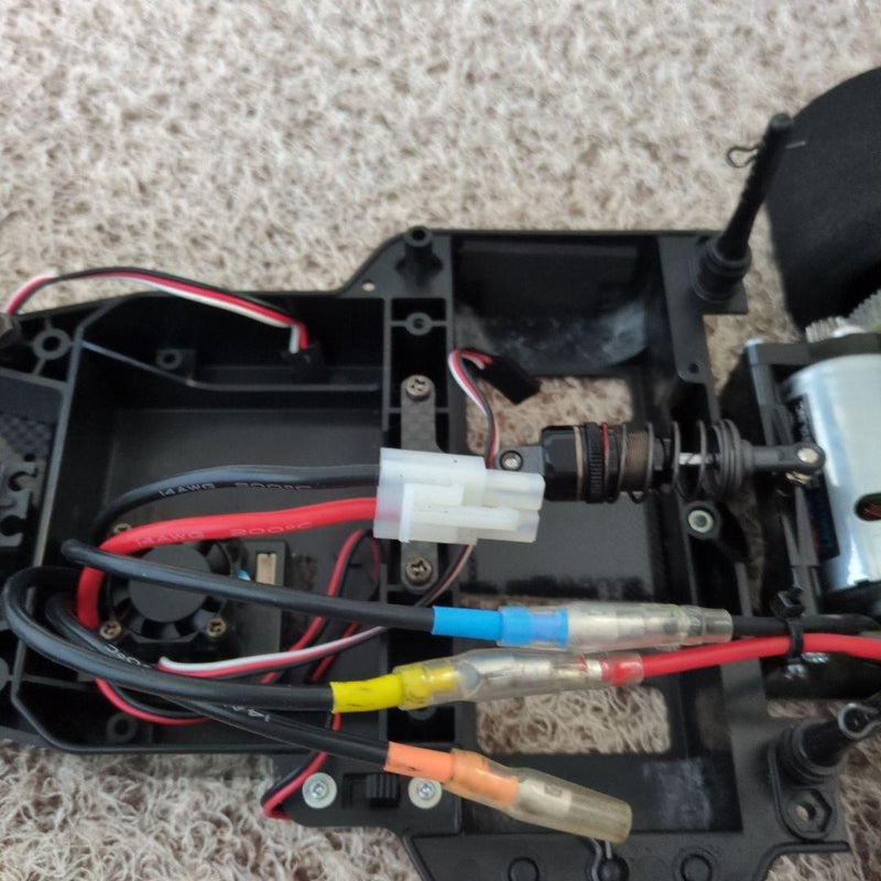 Load image into Gallery viewer, Used Tamiya C-Car Used with Futaba Servo and Tamiya ESC No Receiver
