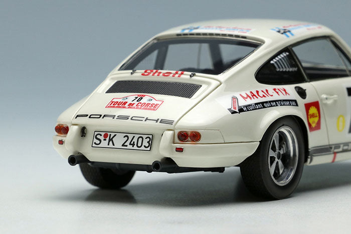 Cargue la imagen en el visor de la galería, VISION VM199 Porsche 911R Porsche System Tour de Corse 1969 Winner No.70 Make Up 1/43 VM199