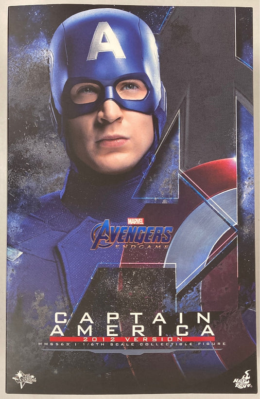 Hot Toys Movie Masterpiece Captain America 2012 Version MMS563 - Used