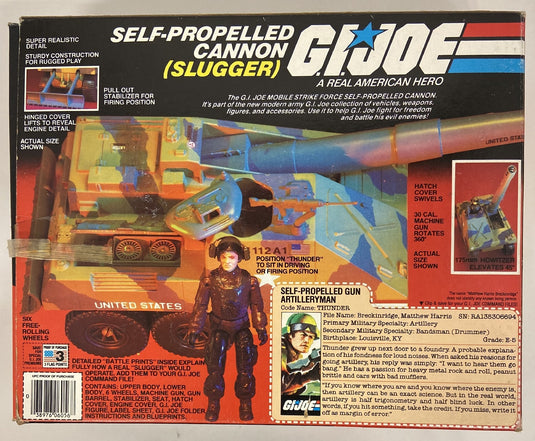 Hasbro G.I. Joe Self-Propelled Cannon (Slugger) Vehicle for 3.5-Inch Figures - Used