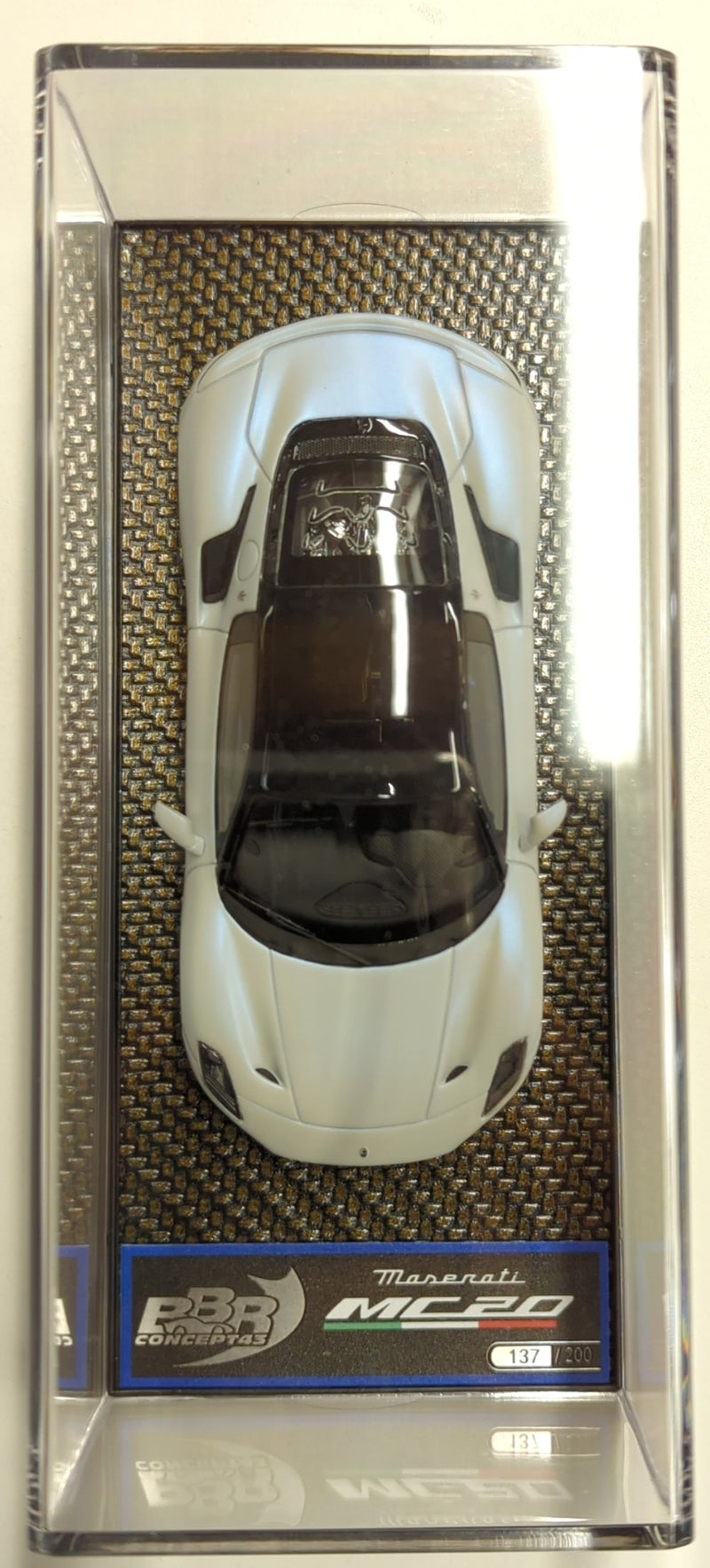 Carica immagine in Galleria Viewer, BBR MODELS 1/43 Maserati MC20 2020 Bianco Audace BBRC251A - Used
