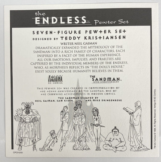 10th Anniversary The Endless Pewter Set by DC Direct - Used