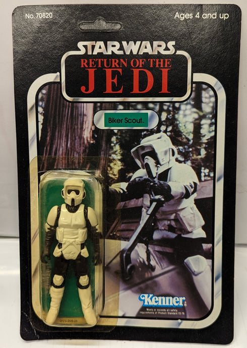 Vintage Kenner Star Wars Biker Scout 3.5-Inch Action Figure (77-Back Card) - Used