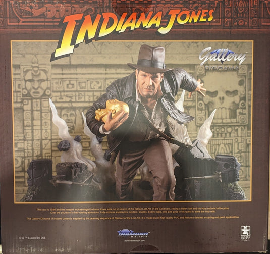 Diamond Select Toys PVC Diorama Indiana Jones Temple Escape - Used