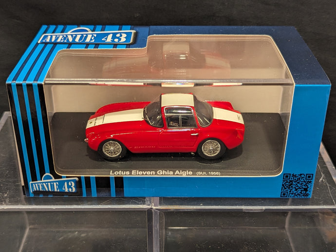 AUTOCULT Avenue43 1/43 Lotus Ghia Aigle Eleven IX 1957 Red White - Used