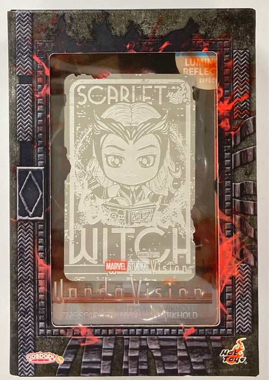 Hot Toys COSBABY (S) The Scarlet Witch with Darkhold Bobble-Head COSB900 - Used