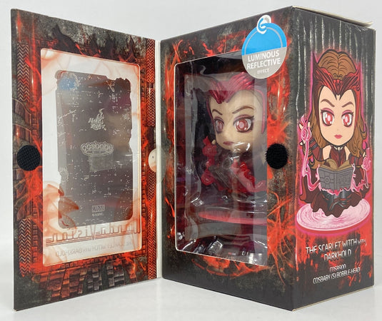 Hot Toys COSBABY (S) The Scarlet Witch with Darkhold Bobble-Head COSB900 - Used