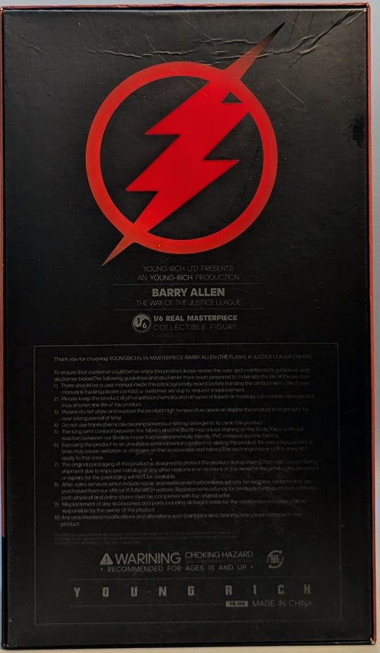 YoungRich 1/6 Real Masterpiece Barry Allen - Used