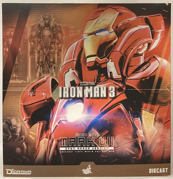 Hot Toys Diorama Diecast Iron Man Mark VII Open Armor Version DS004D51 - Used