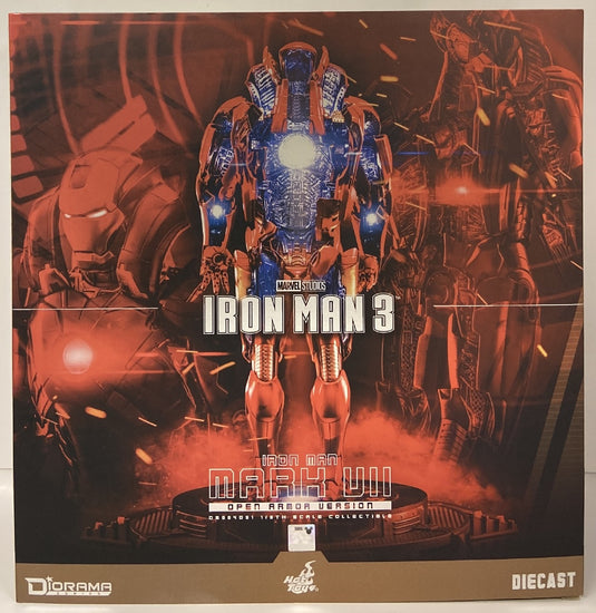 Hot Toys Diorama Diecast Iron Man Mark VII Open Armor Version DS004D51 - Used