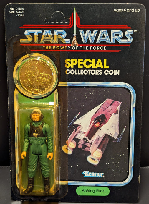 Vintage Kenner Star Wars A-Wing Pilot 3.5-Inch Figure (92-Back Card) - Used