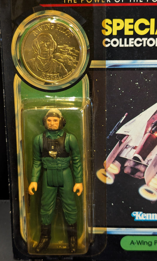 Vintage Kenner Star Wars A-Wing Pilot 3.5-Inch Figure (92-Back Card) - Used