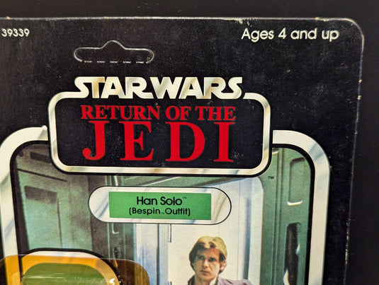 Vintage Kenner Star Wars Han Solo (Bespin Outfit) 3.5-Inch Figure (77-Back Card) - Used