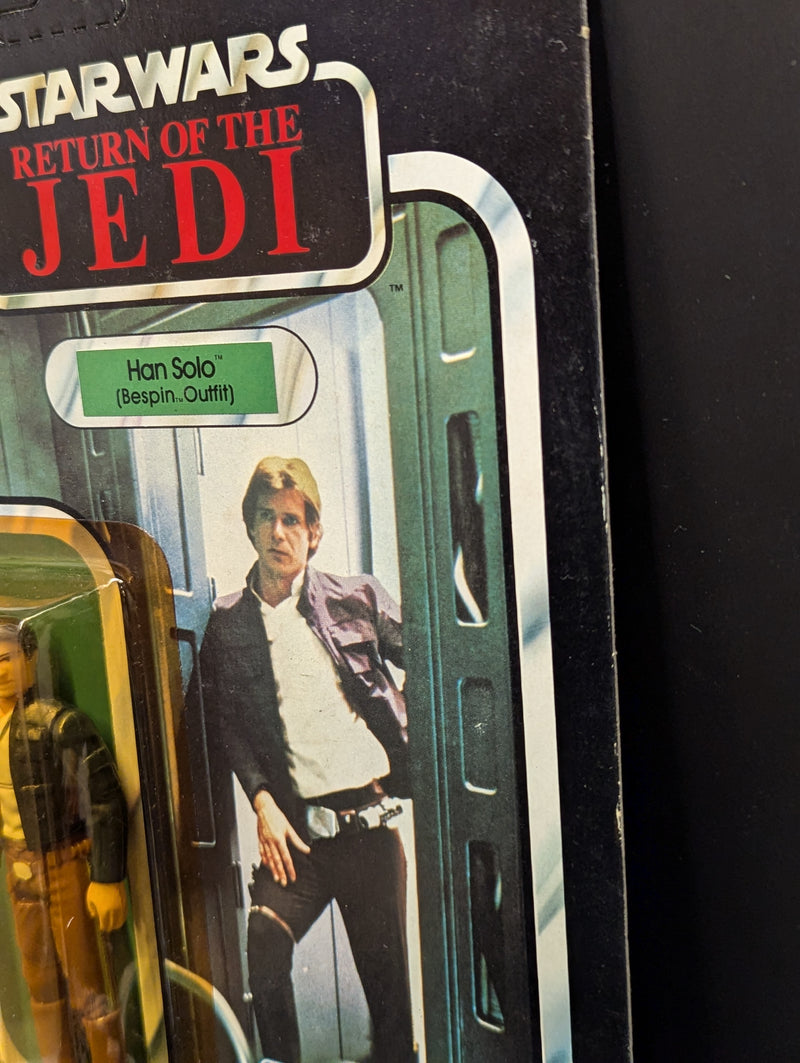 Chargez l&#39;image dans la visionneuse de la galerie, Vintage Kenner Star Wars Han Solo (Bespin Outfit) 3.5-Inch Figure (77-Back Card) - Used
