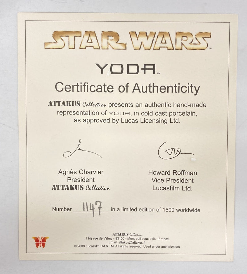 Load image into Gallery viewer, Attakus Art Collector Statue Yoda (Episode V) - Used
