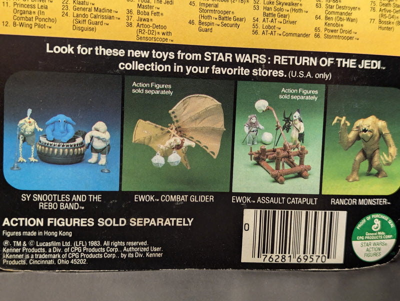 Laden Sie das Bild in Galerie -Viewer, Vintage Kenner Star Wars Nikto 3.5-Inch Action Figure (4-LOM Card) - Used
