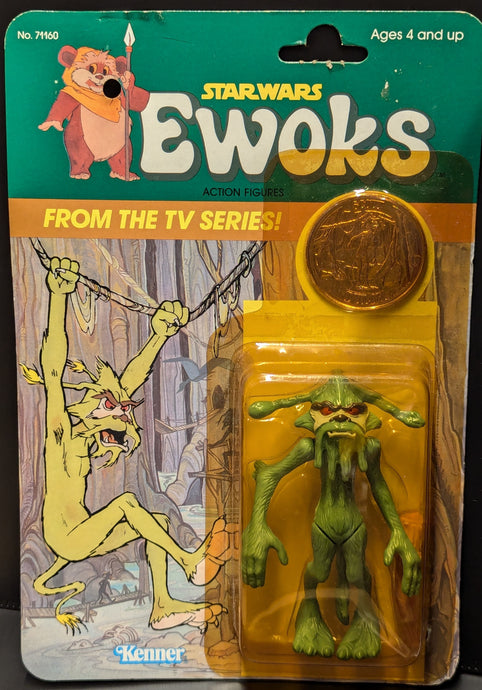 Vintage Kenner Star Wars Ewoks Series Dulok Scout - Used