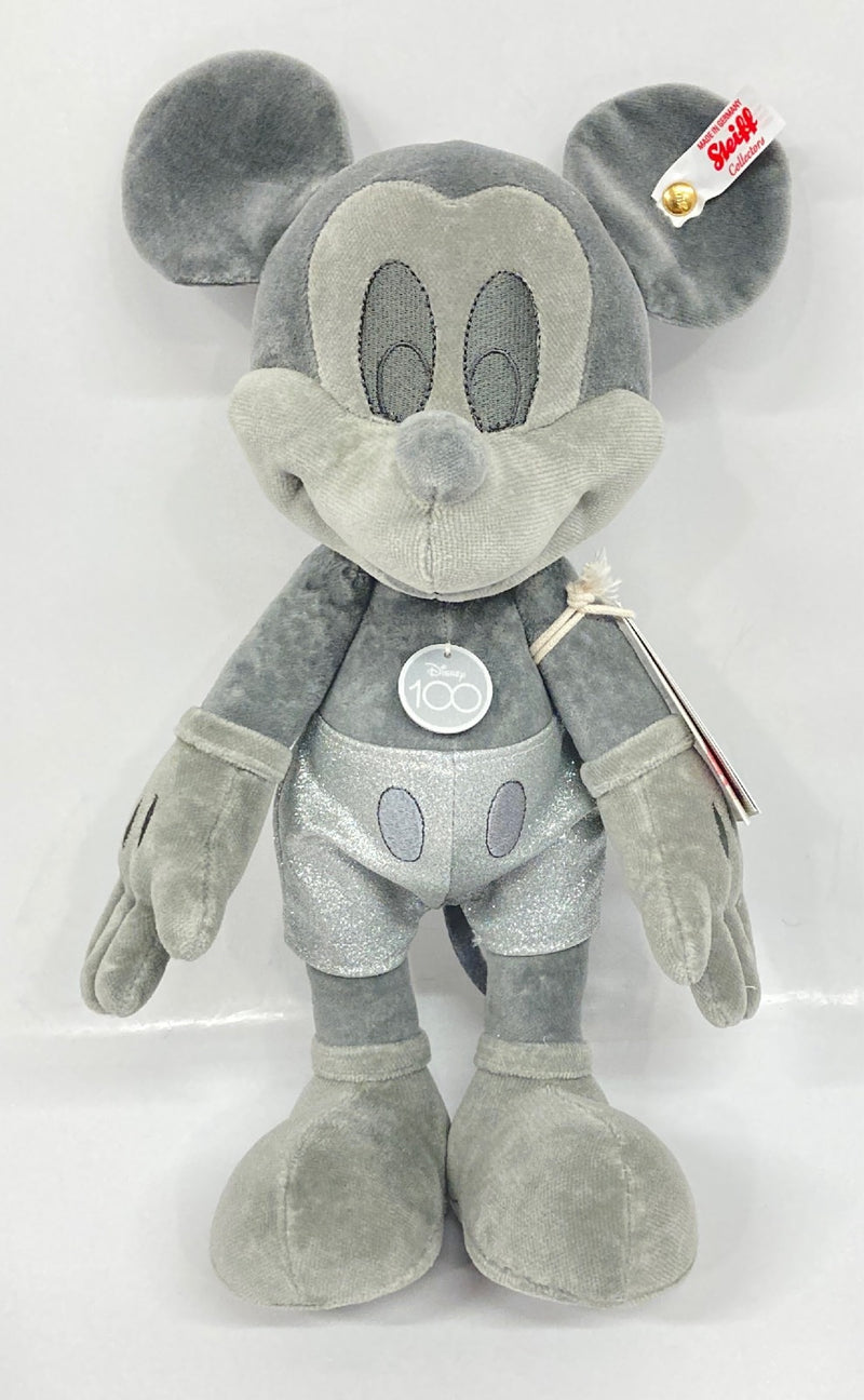 Cargue la imagen en el visor de la galería, Steiff Disney D100 Platinum Mickey Mouse - Used
