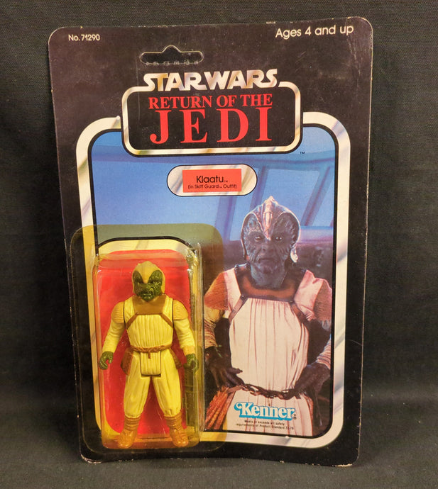 Vintage Kenner Star Wars Klaatu in Skiff Guard Outfit 3.5-Inch Figure (77-Back Card) - Used