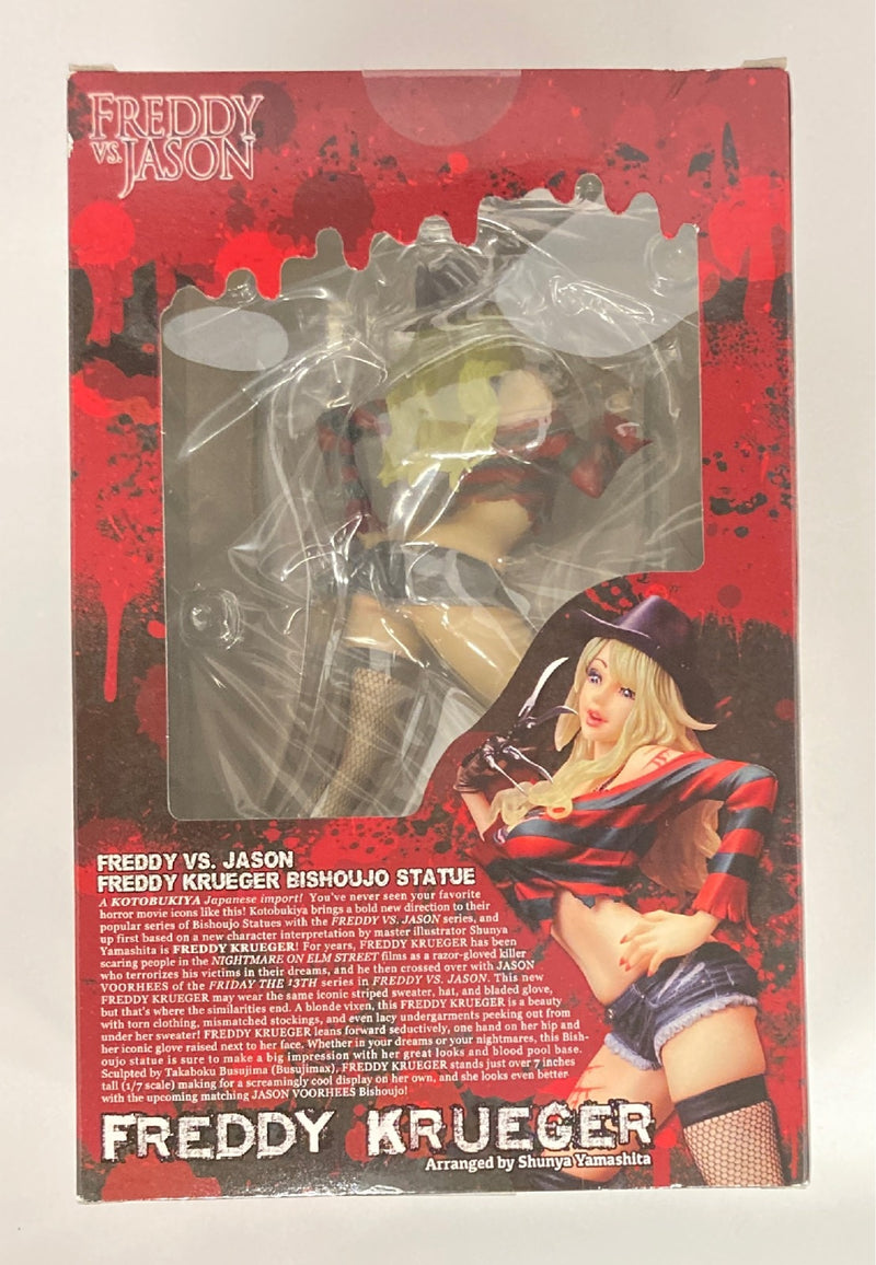Cargue la imagen en el visor de la galería, Kotobukiya Horror Bishoujo Statue Freddy Krueger 1/7 Scale (No Bonus Parts) - Used
