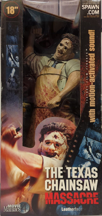 McFarlane Toys Movie Maniacs 4 The Texas Chainsaw Massacre Leatherface 18-Inch Figure - Used