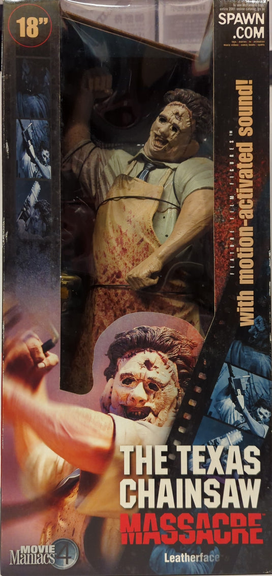 McFarlane Toys Movie Maniacs 4 The Texas Chainsaw Massacre Leatherface 18-Inch Figure - Used