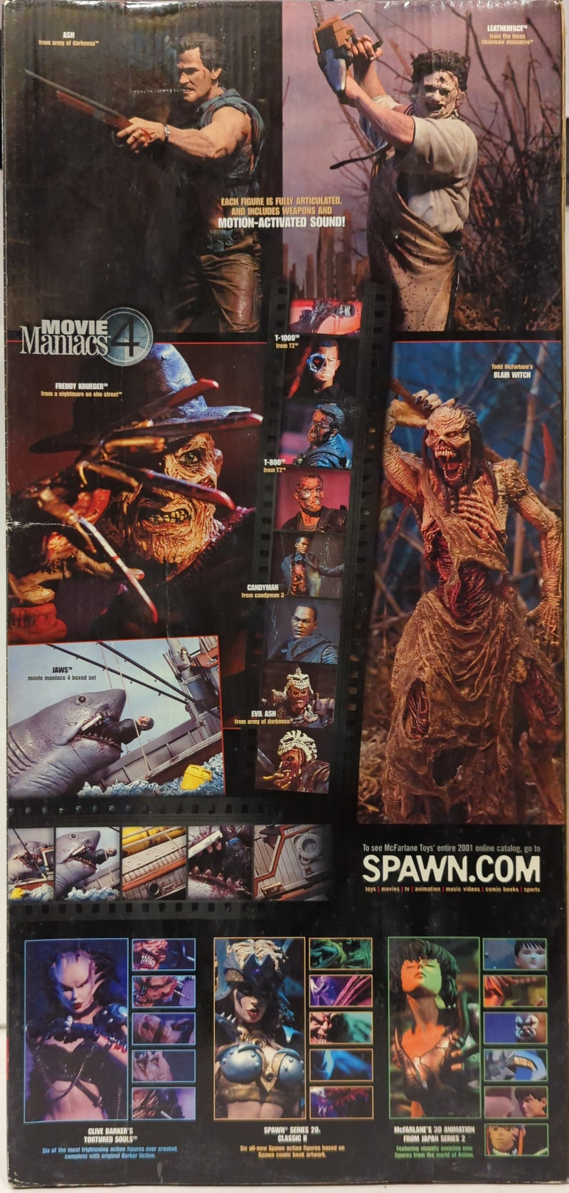 Cargue la imagen en el visor de la galería, McFarlane Toys Movie Maniacs 4 The Texas Chainsaw Massacre Leatherface 18-Inch Figure - Used
