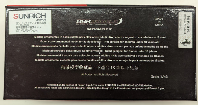 Carica immagine in Galleria Viewer, BBR MODELS CONCEPT43 1/43 Ferrari 296 GTS Spider Rosso Corsa 322 BBRC268D - Used
