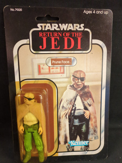 Vintage Kenner Star Wars Prune Face 3.5-Inch Action Figure (77-Back Card) - Used
