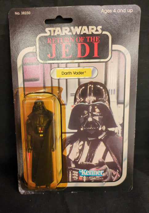 Vintage Kenner Star Wars Darth Vader 3.5-Inch Action Figure (77-Back Card) - Used