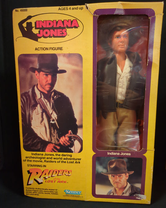 Vintage Kenner Indiana Jones 12-Inch Action Figure - Used