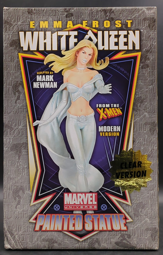 Bowen Designs Emma Frost White Queen Painted Statue (Clear Version) - Used