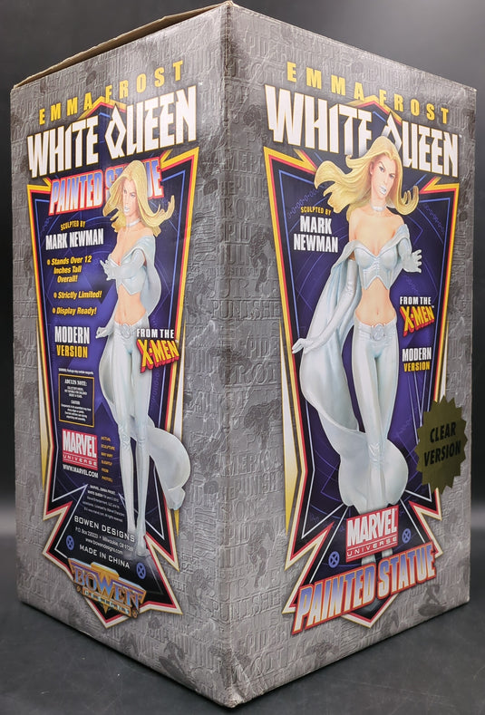 Bowen Designs Emma Frost White Queen Painted Statue (Clear Version) - Used