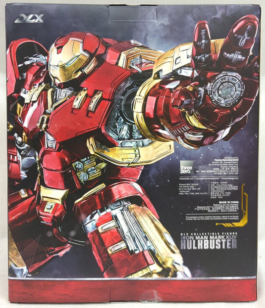 threezero DLX Collectible Figure Hulkbuster Iron Man Mark XLIV (44) - Used