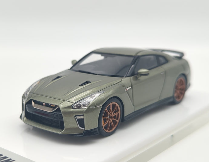 Make Up Eidolon 1/43 Nissan GT-R Premium Edition T-spec 2022 Millennium Jade - Used