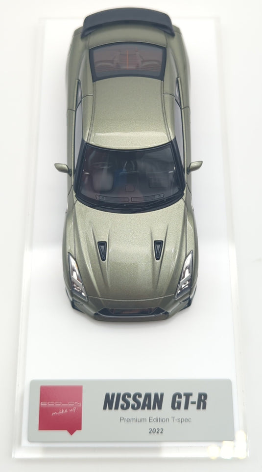 Make Up Eidolon 1/43 Nissan GT-R Premium Edition T-spec 2022 Millennium Jade - Used