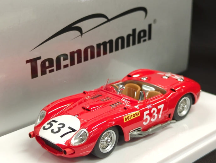 Tecnomodel 1/43 Mythos Maserati 450S 1957 #537 Mille Miglia Driver Moss Jenkins - Used