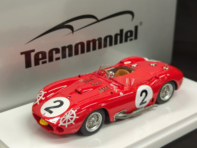 Tecnomodel 1/43 Mythos Maserati 450S 1957 #2 Le Mans Driver Behra Simon - Used