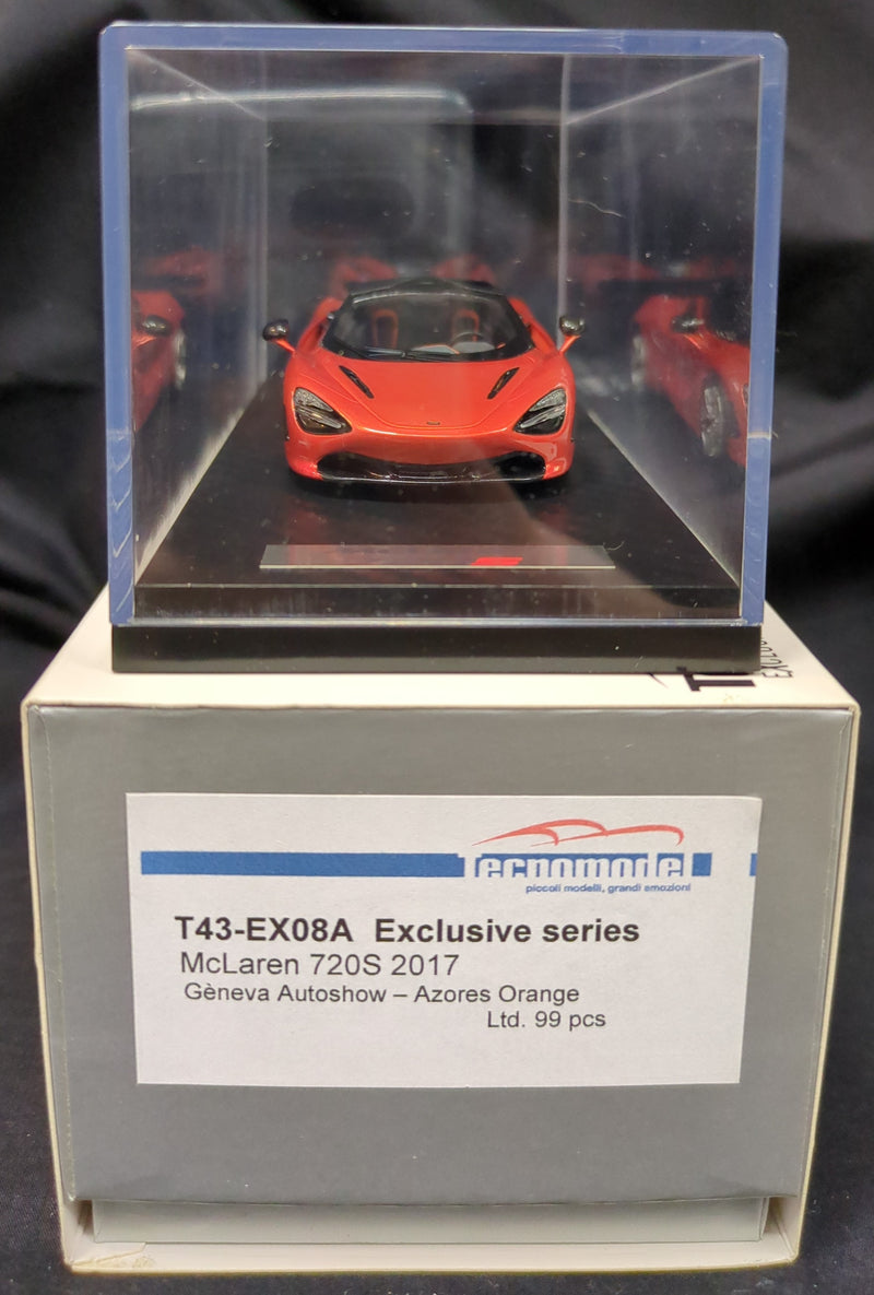Carica immagine in Galleria Viewer, Tecnomodel 1/43 McLaren 720S 2017 Orange T43EX08A - Used
