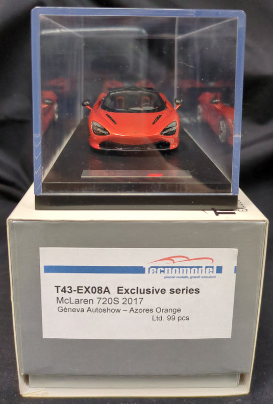 Tecnomodel 1/43 McLaren 720S 2017 Orange T43EX08A - Used