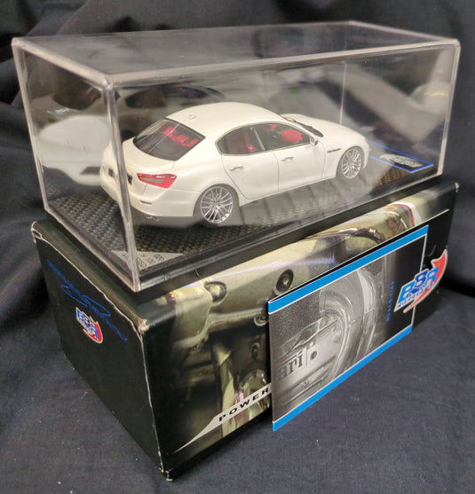 BBR Models CONCEPT43 1/43 Maserati Ghibli 2013 Bianco Alpi White BBRC121B - Used