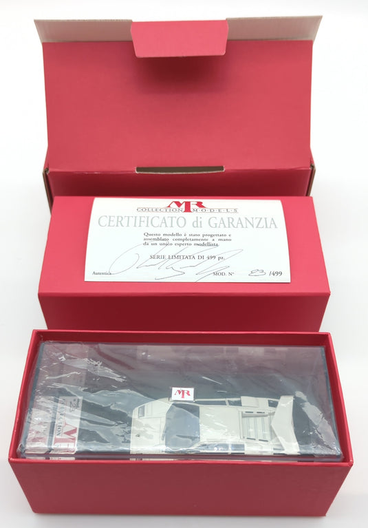 MR Collection Models 1/43 Lamborghini Countach LP500S 1982 White MR74C - Used