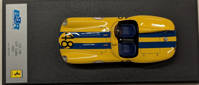Carica immagine in Galleria Viewer, BBR Models 1/43 Ferrari 121 LM G.P. Cuba 1957 Jean Lucas BBR149A - Used
