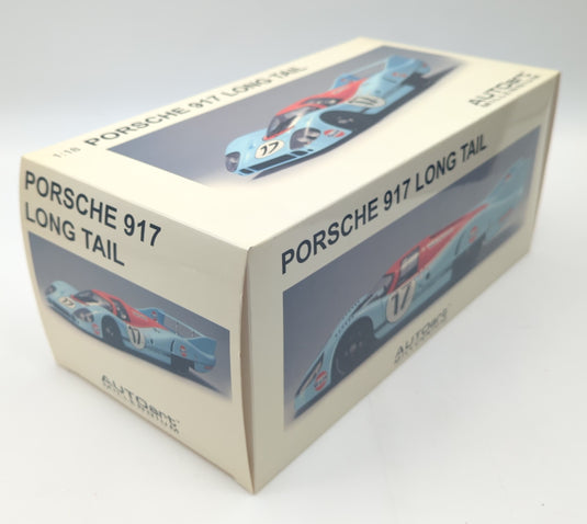 AUTOart Millennium 1/18 Porsche 917L #17 24h Le Mans 1971 Light Blue Orange - Used