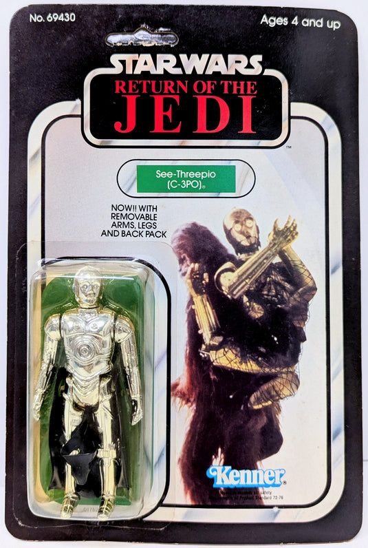 Tsukuda Original Star Wars C-3PO with Removable Limbs 3.5-Inch Figure (65-Back Card) - Used