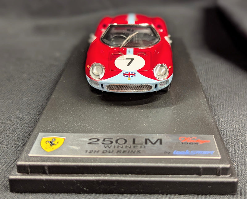 Carica immagine in Galleria Viewer, Looksmart 1/43 Ferrari 250 LM #7 Winner 12H Reims 1964 Graham Hill Jo Bonnier - Used
