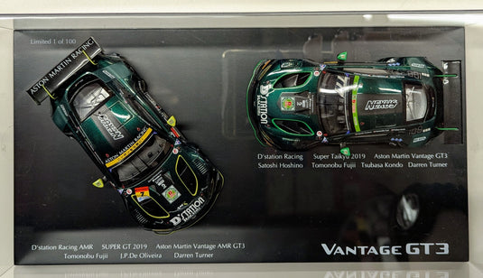Spark Model 1/43 D'station Racing Aston Martin Vantage AMR GT3 Super GT Taikyu Set - Used