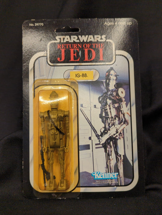 Vintage Kenner Star Wars IG-88 3.5-Inch Action Figure (77-Back Card) - Used